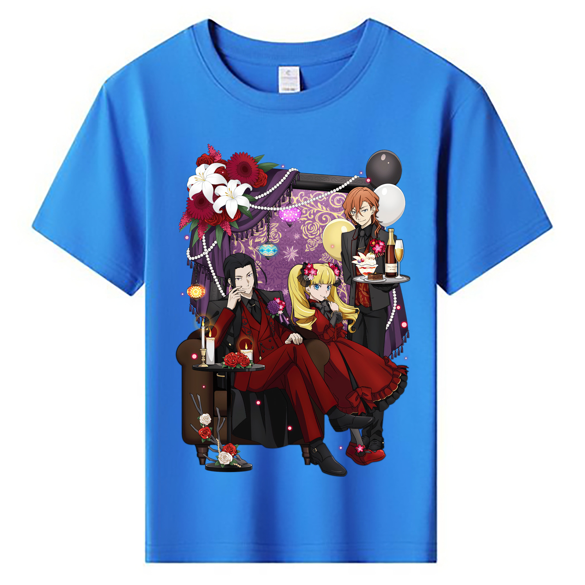 （画像用） 文豪ストレイドッグス Bungo Stray Dogs 綿100％キッズTシャツ（フロントプリント）
